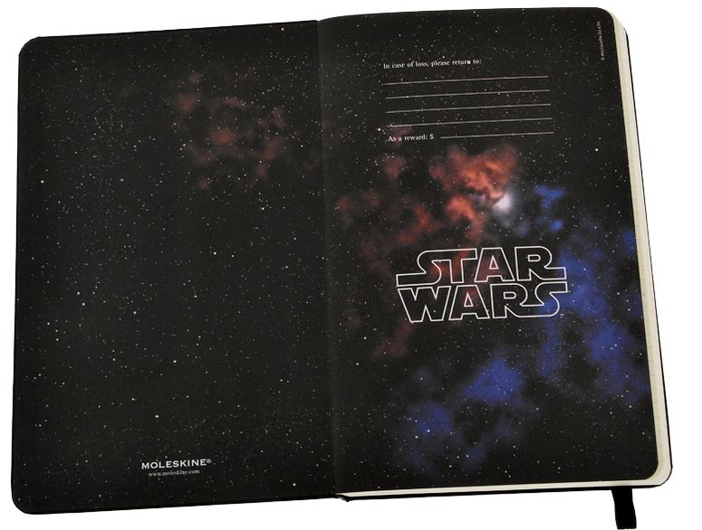 2014 18 Month Limited Edition Planner - Star Wars - Weekly Notebook - Large - Black - Hard Cover