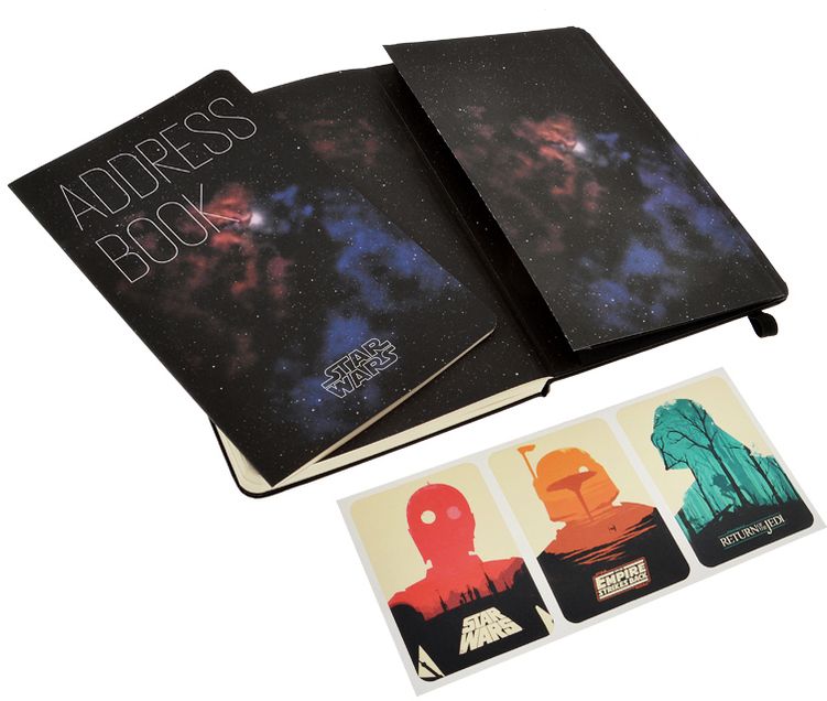 2014 18 Month Limited Edition Planner - Star Wars - Weekly Notebook - Large - Black - Hard Cover