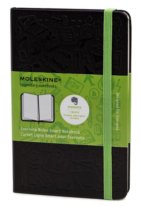Moleskine Evernote Pocket Ruled Smart Notebook