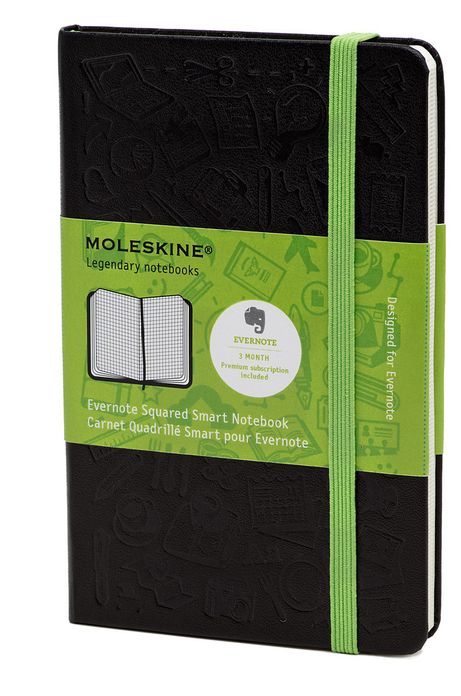 Moleskine Evernote Pocket Squared Smart Notebook