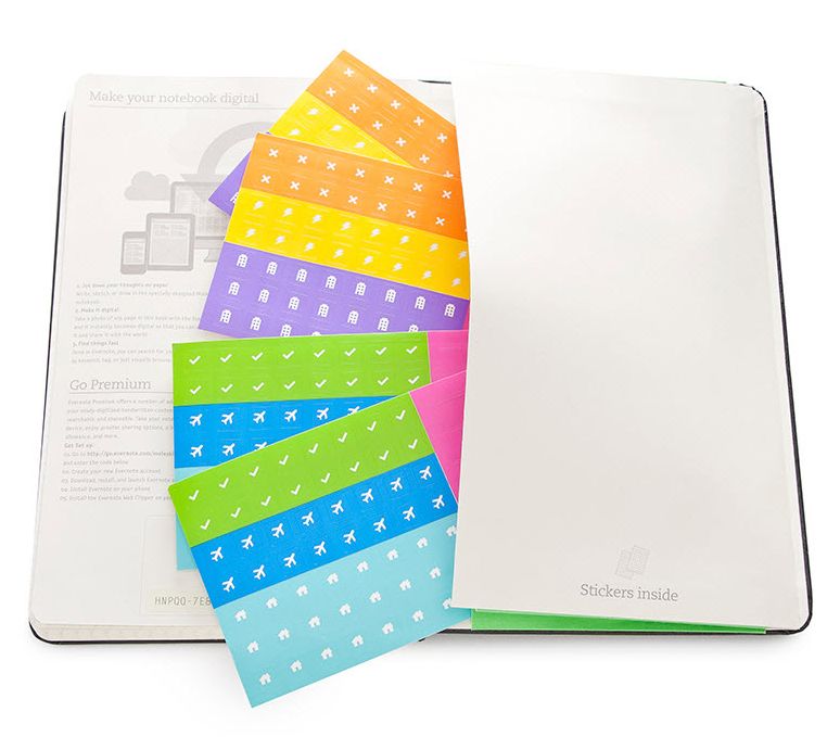 Moleskine Evernote Large Squared Smart Notebook