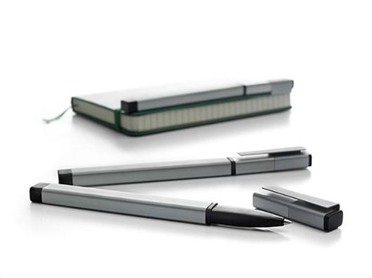 Moleskine Roller Pen, Light Metal, Fine Point (0.5 MM), Black Ink