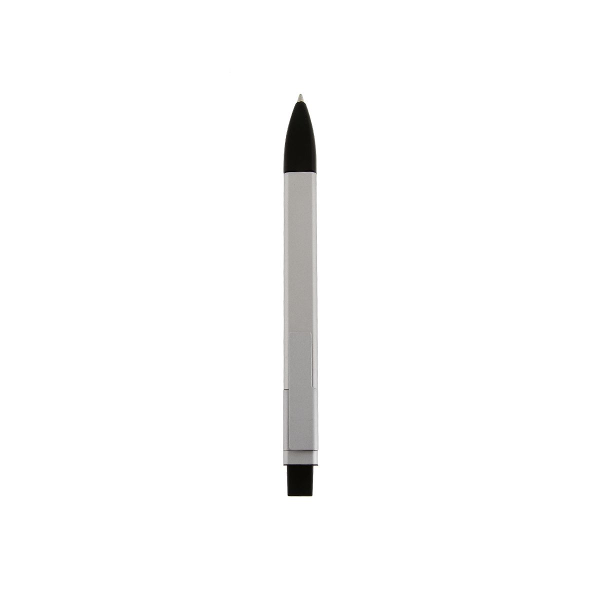 Moleskine Click Ball Pen, Light Metal, Large Point (1.0 MM), Black Ink