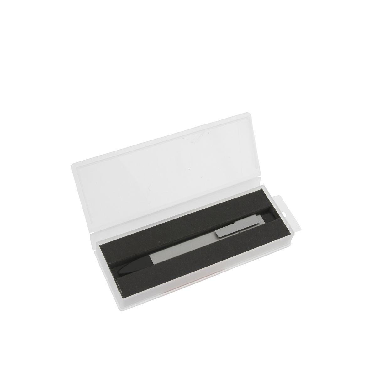 Moleskine Click Ball Pen, Light Metal, Large Point (1.0 MM), Black Ink