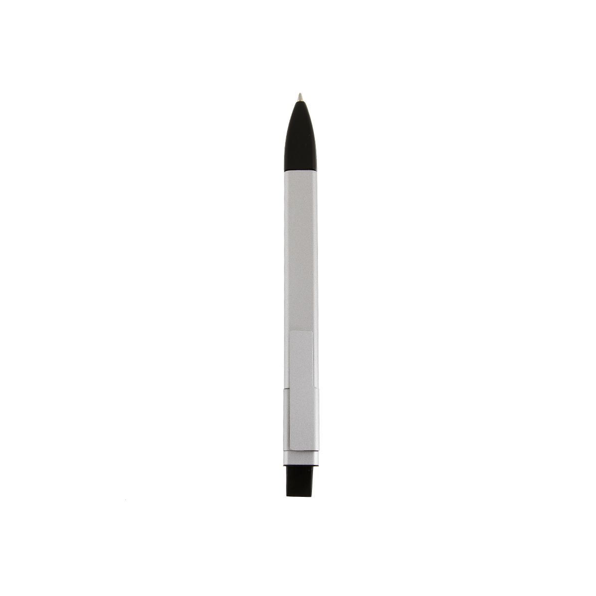 Moleskine Click Ball Pen, Light Metal, Fine Point (0.5 MM), Black Ink