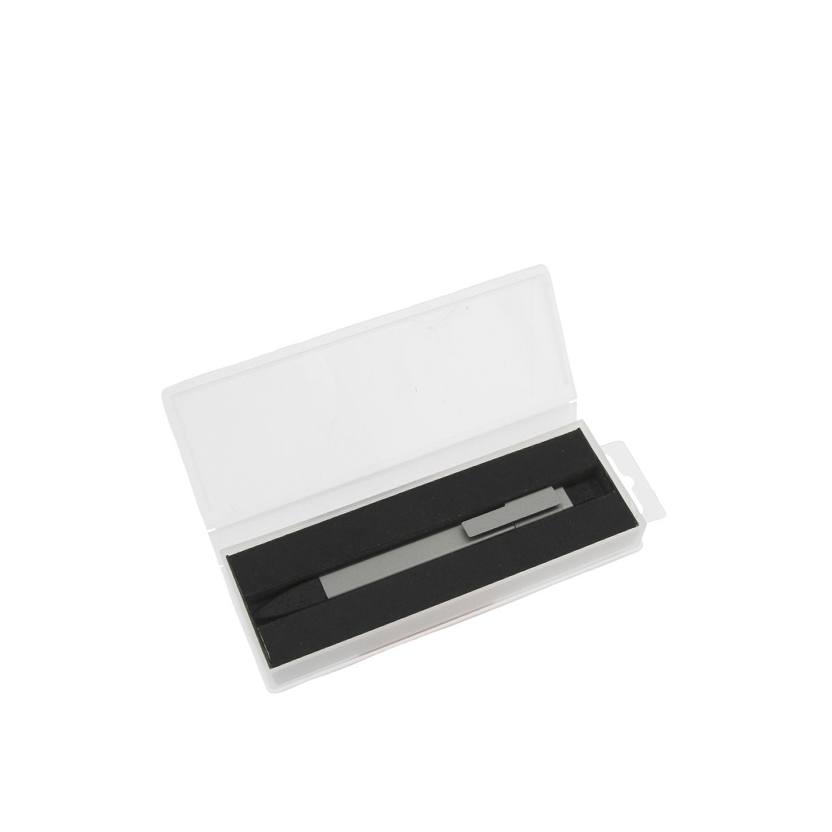 Moleskine Click Ball Pen, Light Metal, Fine Point (0.5 MM), Black Ink