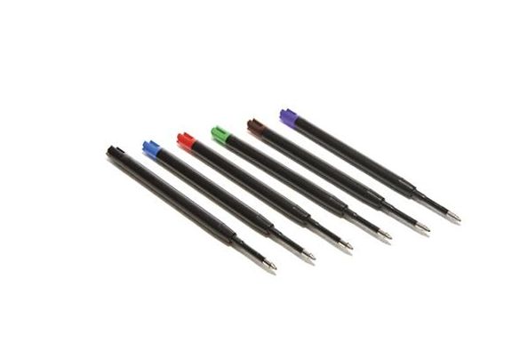Moleskine Ballpoint Refill, Large Point (1.0 MM), Red Ink