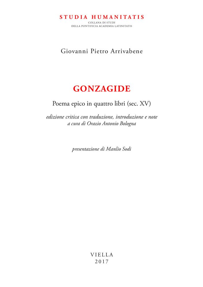 Gonzagide: Poema epico in quattro libri (sec. XV)