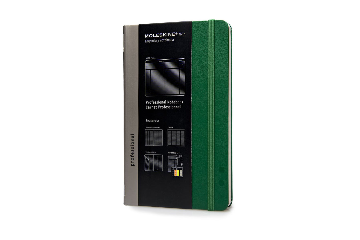 Moleskine Folio Professional Notebook, Large, Oxide Green, Hard Cover (5 x 8.25)