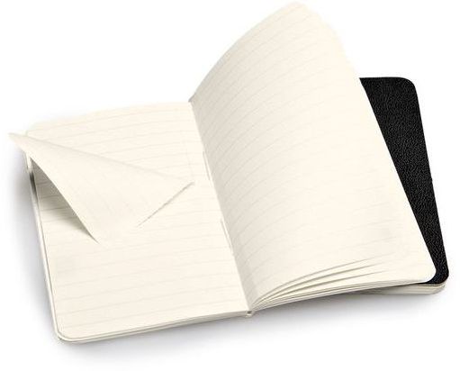 Moleskine Volant Notebook (Set of 2 ), Extra Small, Ruled, Black, Soft Cover (2.5 X 4)