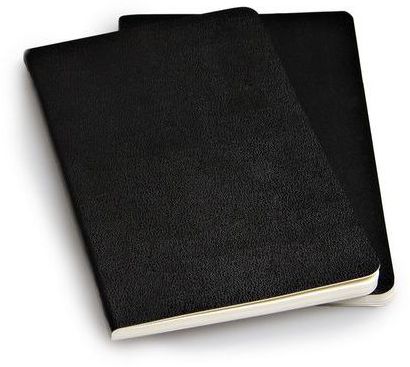 Moleskine Volant Black Pocket Ruled Notebook, Set of 2