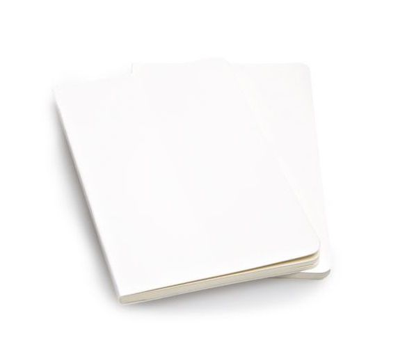 Moleskine Volant White Pocket Ruled Notebook, Set of 2