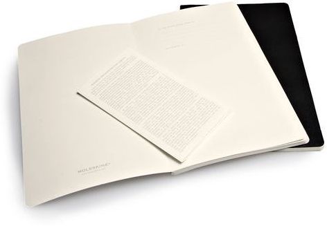 Moleskine Volant Black Large Ruled Notebook, Set of 2