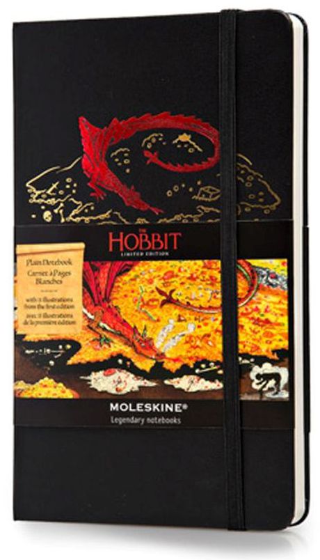 Moleskine Limited Edition Hobbit Large Plain Notebook