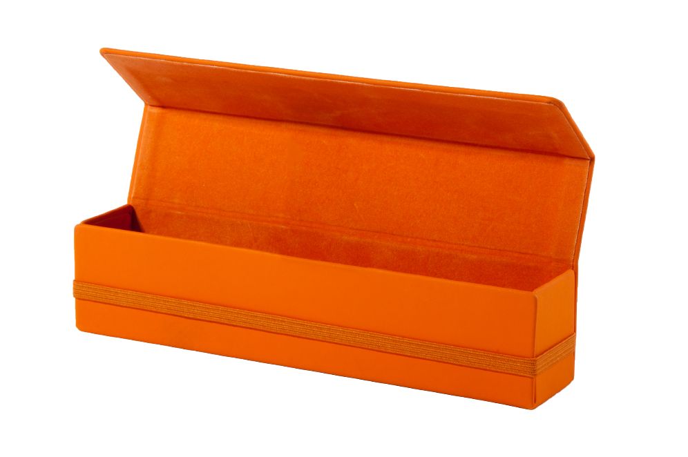 Moleskine Pens/Reading Glasses Case, Cadmium Orange (6 X 1.5 X 1.25)