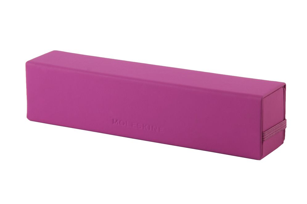 Moleskine Pens/Reading Glasses Case, Magenta (6 X 1.5 X 1.25)