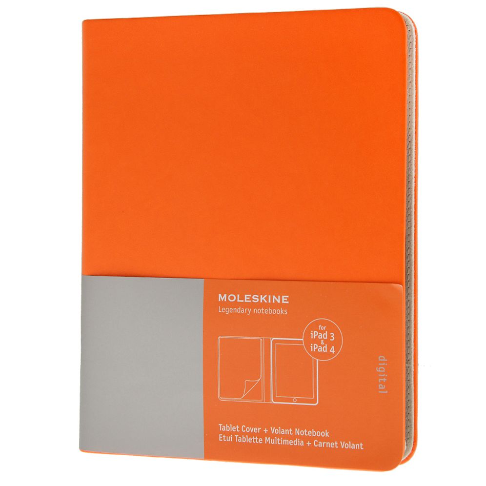 Moleskine iPad 3 & 4 Cover, Slim, Cadmium Orange (7 X 9 X 1)