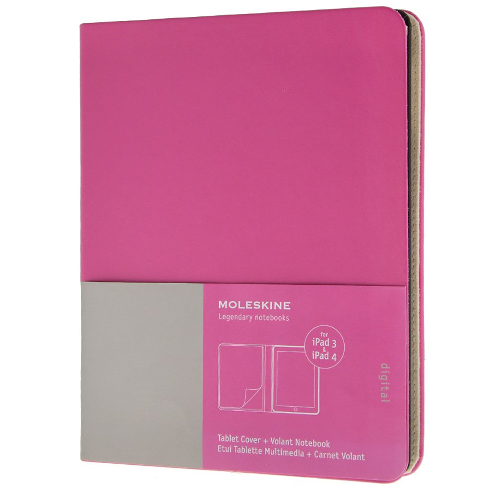 Moleskine iPad 3 & 4 Cover, Slim, Magenta (7 X 9 X 1)