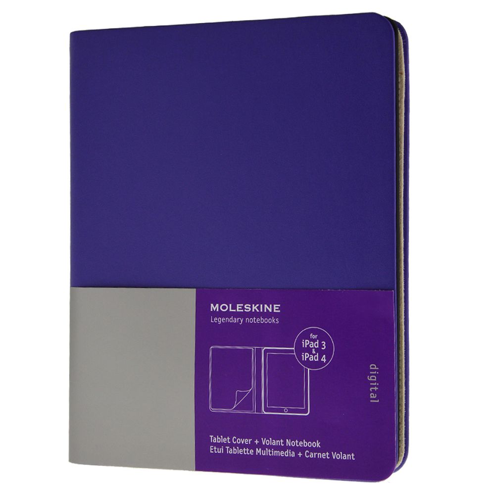 Moleskine iPad 3 & 4 Cover, Slim, Brilliant Violet (7 X 9 X 1)