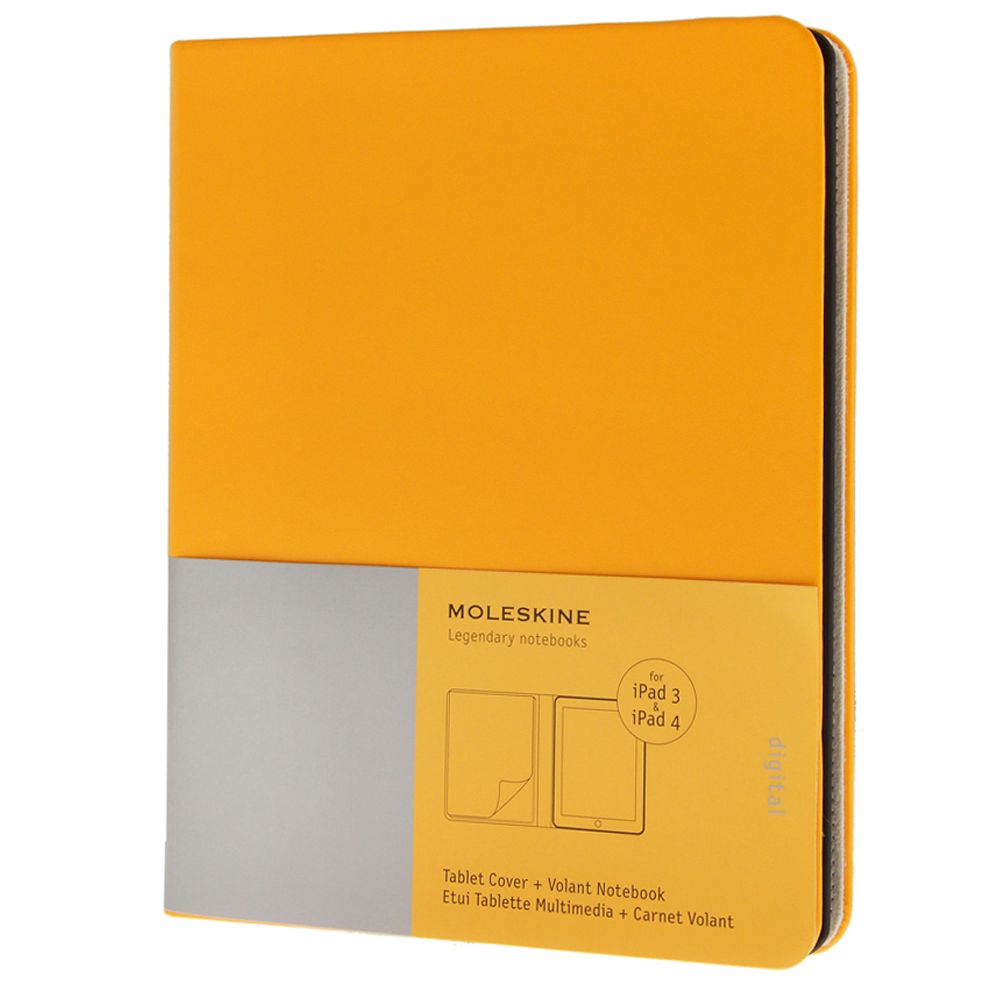 Moleskine iPad 3 & 4 Cover, Slim, Orange Yellow (7 X 9 X 1)
