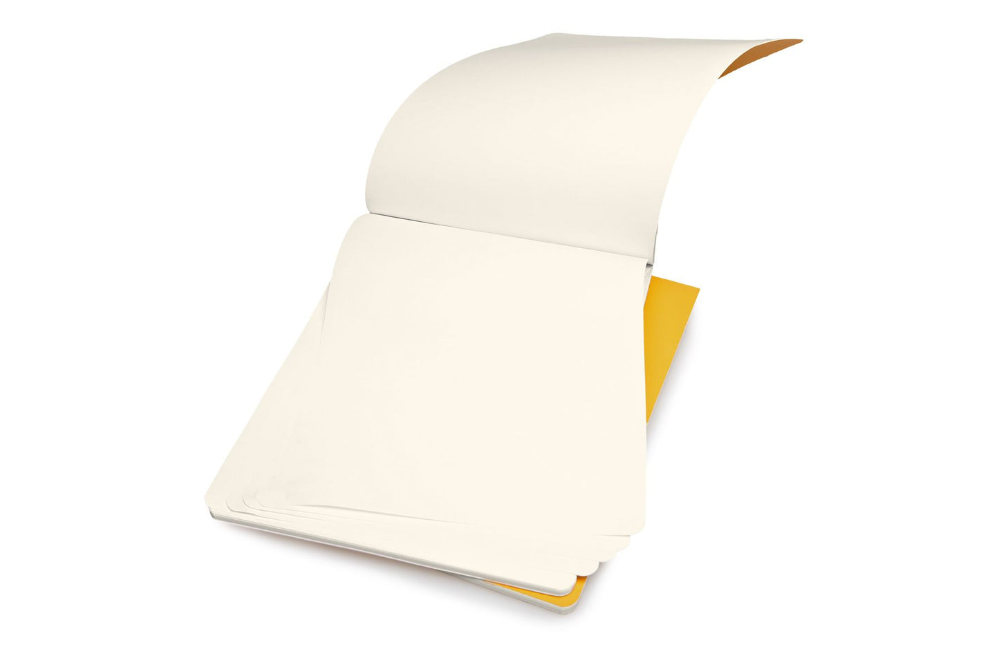 Moleskine Volant Reporter Refill Notebook for iPad, Plain, (Set of 2), Orange Yellow (7 X 9)
