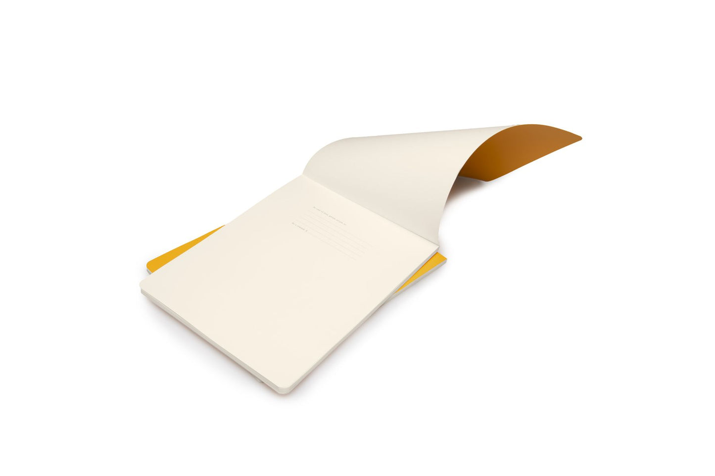 Moleskine Volant Reporter Refill Notebook for iPad, Plain, (Set of 2), Orange Yellow (7 X 9)