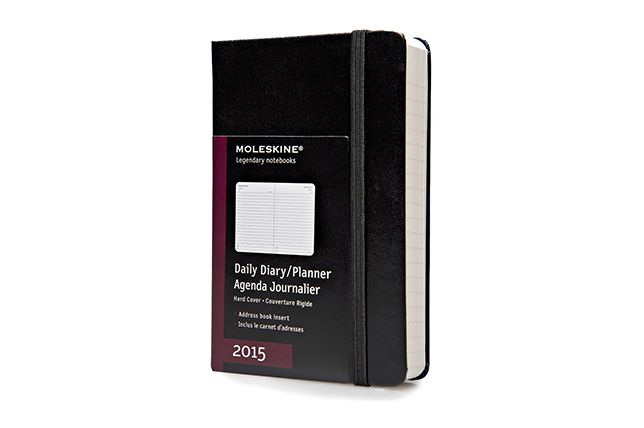 Moleskine 2015 Daily Planner, 12 Month, Pocket, Black, Hard Cover (3.5 X 5.5)