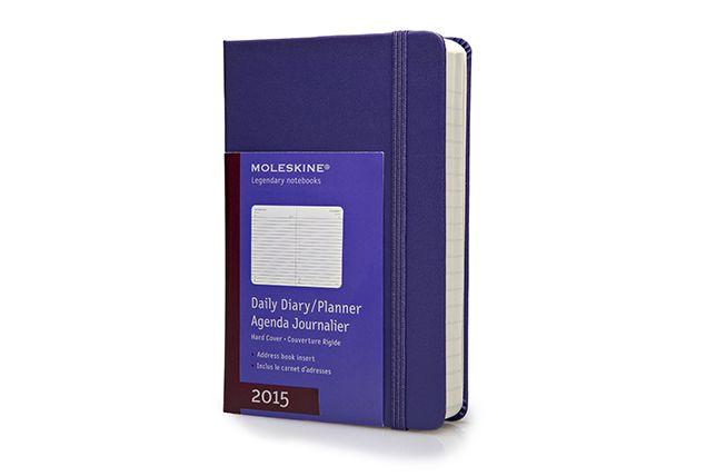 Moleskine 2015 Daily Planner, 12 Month, Pocket, Brilliant Violet, Hard Cover (3.5 X 5.5)
