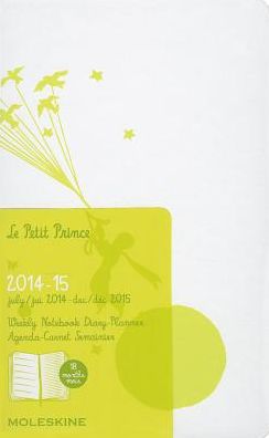 Moleskine 2015 Le Petit Prince Limited Edition Weekly Notebook, 18 Month, Large, White, Hard Cover (5 X 8.25)