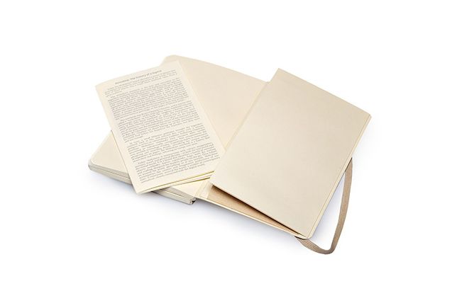 Moleskine Classic Colored Notebook, Pocket, Ruled, Khaki Beige, Soft Cover (3.5 x 5.5)