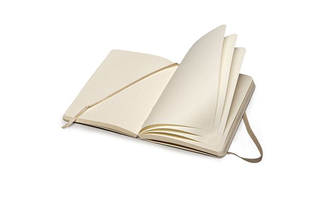 Moleskine Classic Colored Notebook, Pocket, Dotted, Khaki Beige, Soft Cover (3.5 x 5.5)