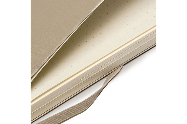 Moleskine Classic Colored Notebook, Pocket, Dotted, Khaki Beige, Soft Cover (3.5 x 5.5)