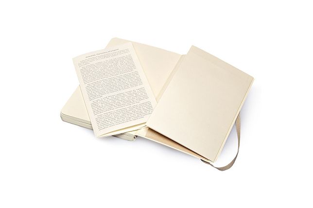 Moleskine Classic Colored Notebook, Pocket, Plain, Khaki Beige, Soft Cover (3.5 x 5.5)