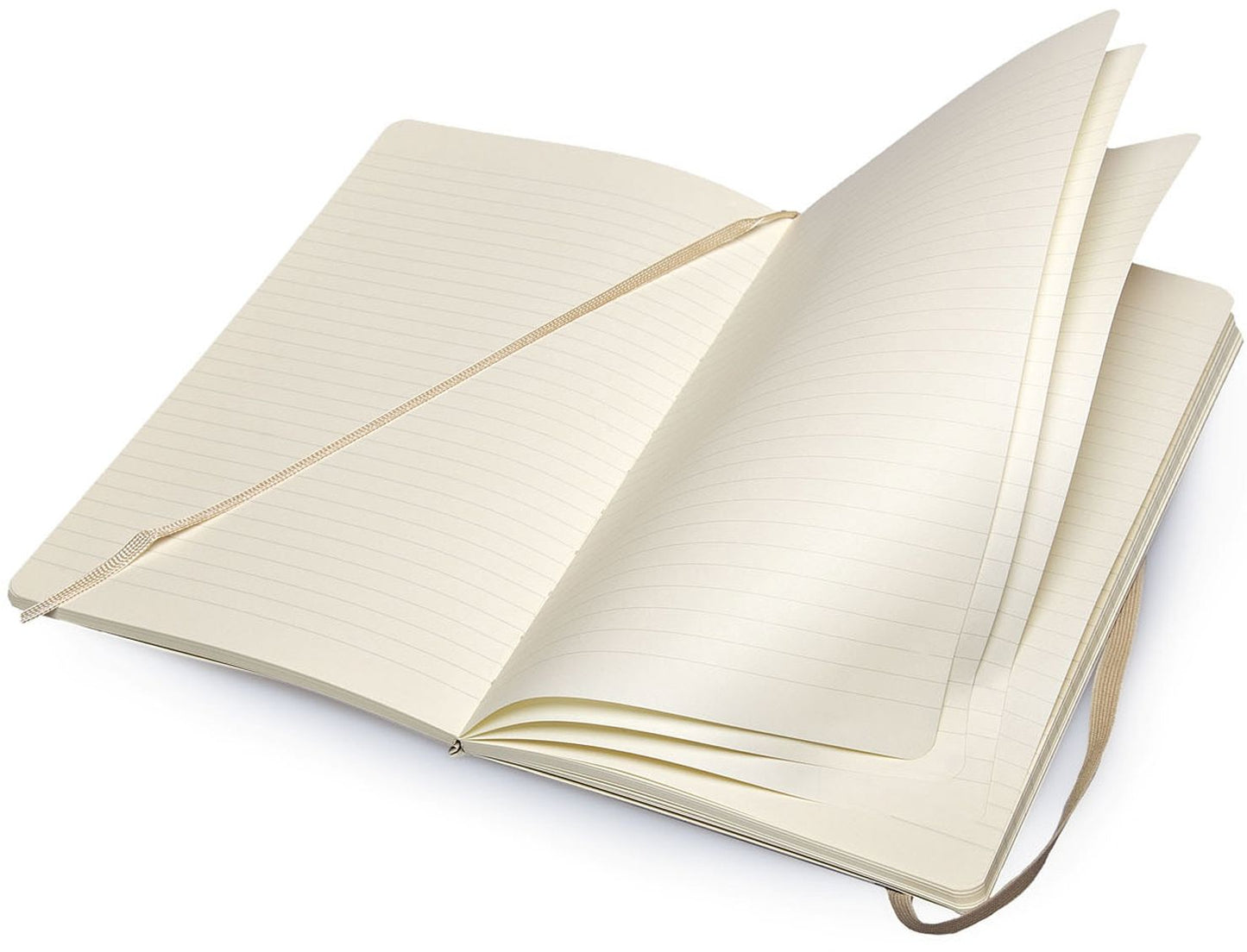 Moleskine Classic Soft Khaki Beige Large Ruled Notebook