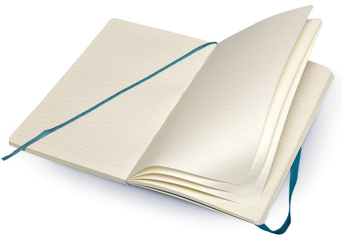Moleskine Classic Soft Underwater Blue Large Ruled Notebook