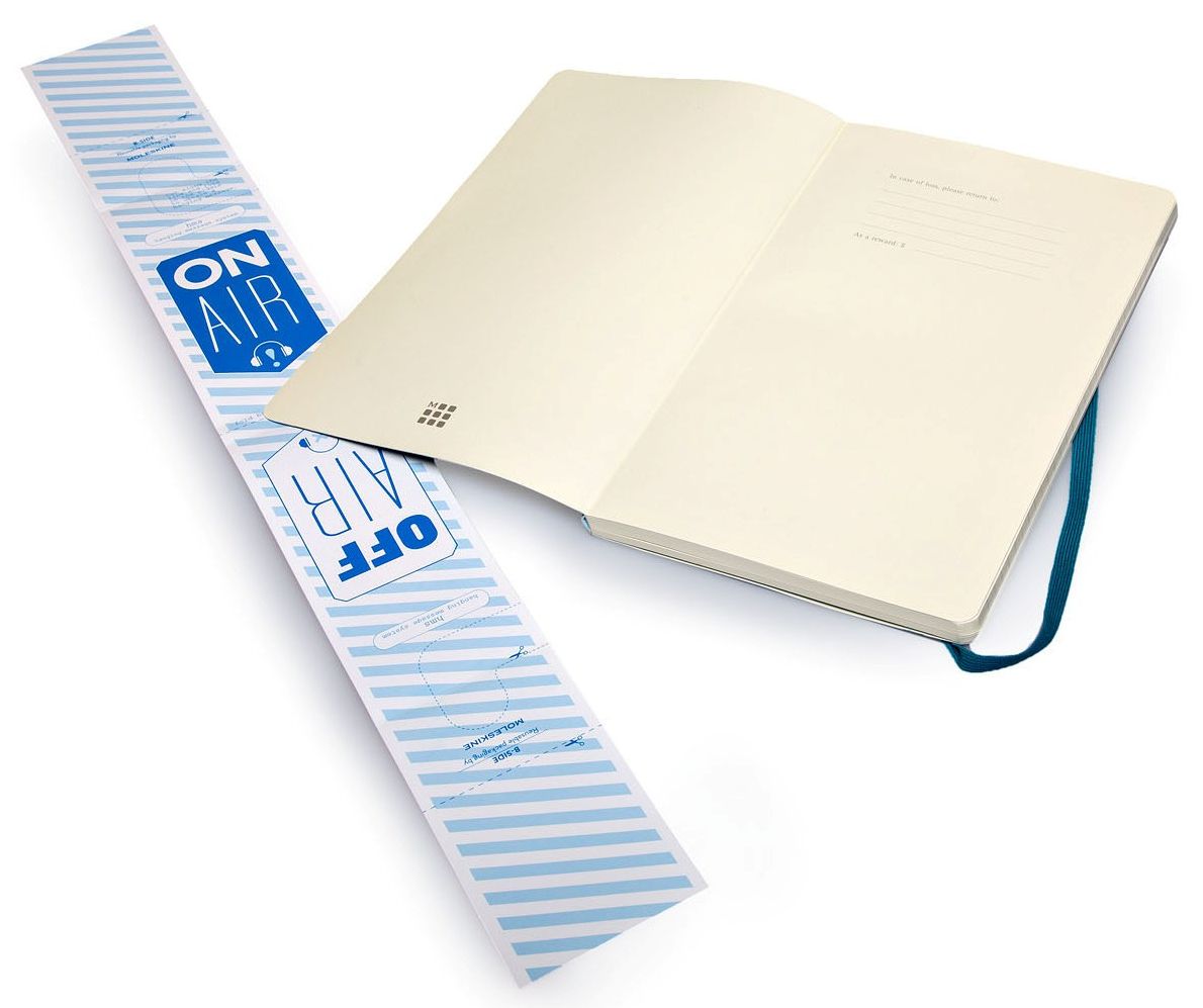 Moleskine Classic Soft Underwater Blue Large Ruled Notebook