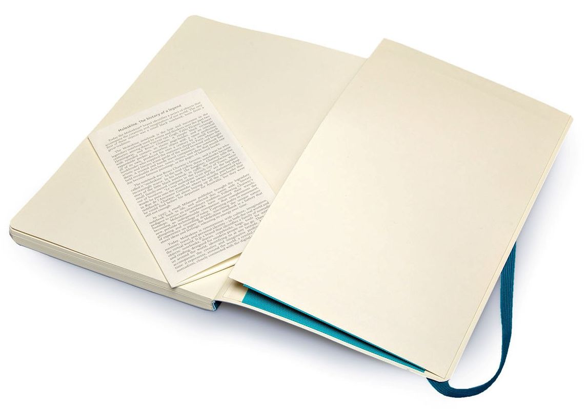 Moleskine Classic Soft Underwater Blue Large Ruled Notebook