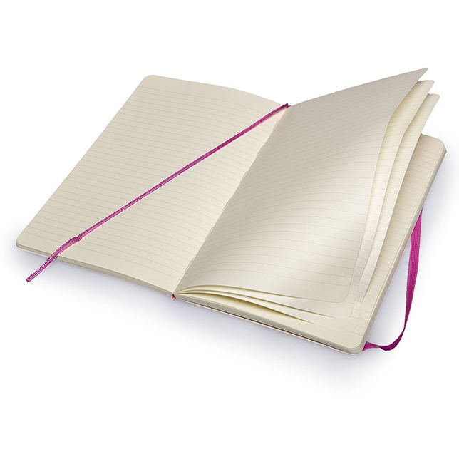 Moleskine Classic Colored Notebook, Large, Ruled, Orchid Purple, Soft Cover (5 x 8.25)