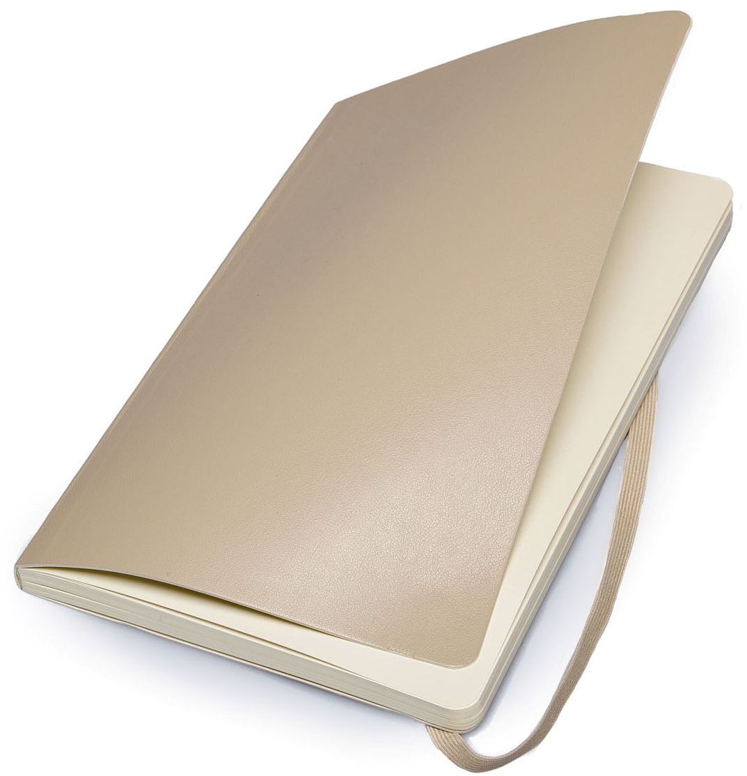 Moleskine Classic Soft Khaki Beige Large Dotted Notebook