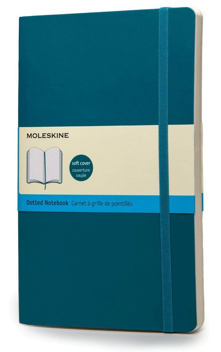 Moleskine Classic Large Dotted Notebook: Underwater Blue