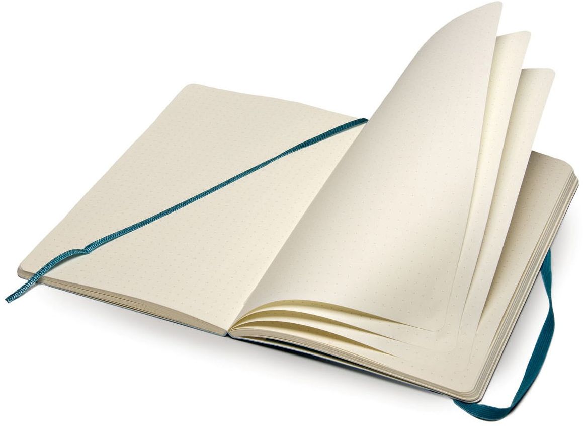 Moleskine Classic Large Dotted Notebook: Underwater Blue
