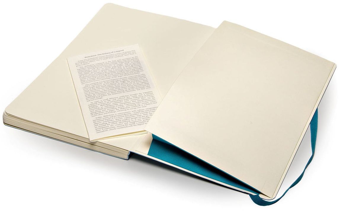 Moleskine Classic Large Dotted Notebook: Underwater Blue