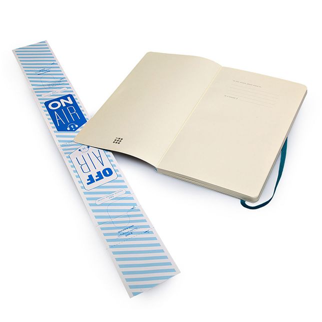 Moleskine Classic Large Plain Notebook: Underwater Blue
