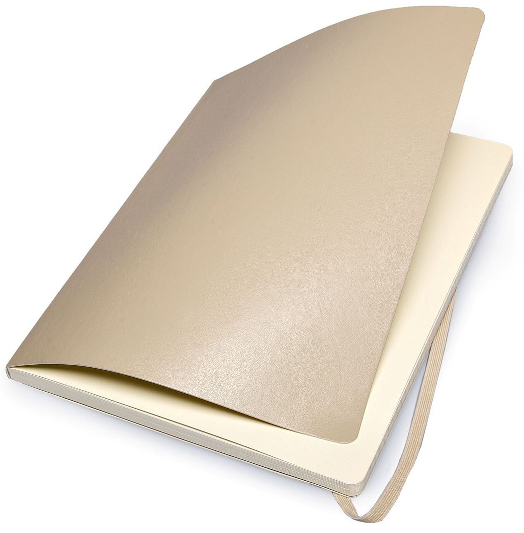 Moleskine Classic Colored Notebook, Extra Large, Ruled, Khaki Beige
