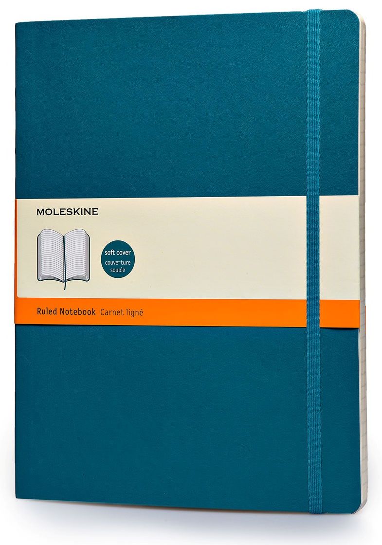 Moleskine Classic Extra Large Ruled Notebook: Underwater Blue