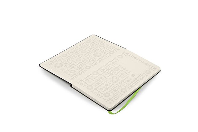 Moleskine Evernote Sketchbook with Smart Stickers, Large, Dotted, Black, Hard Cover (5 X 8.25)