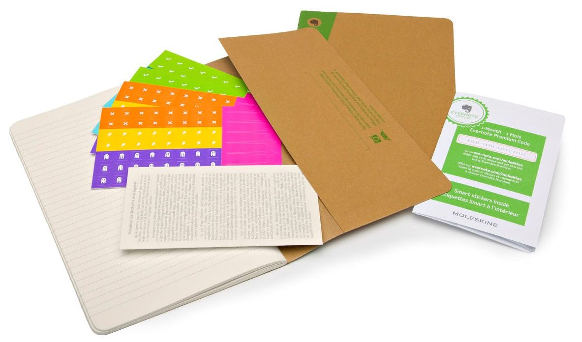 Moleskine Evernote Large Ruled Journal, Set of 2