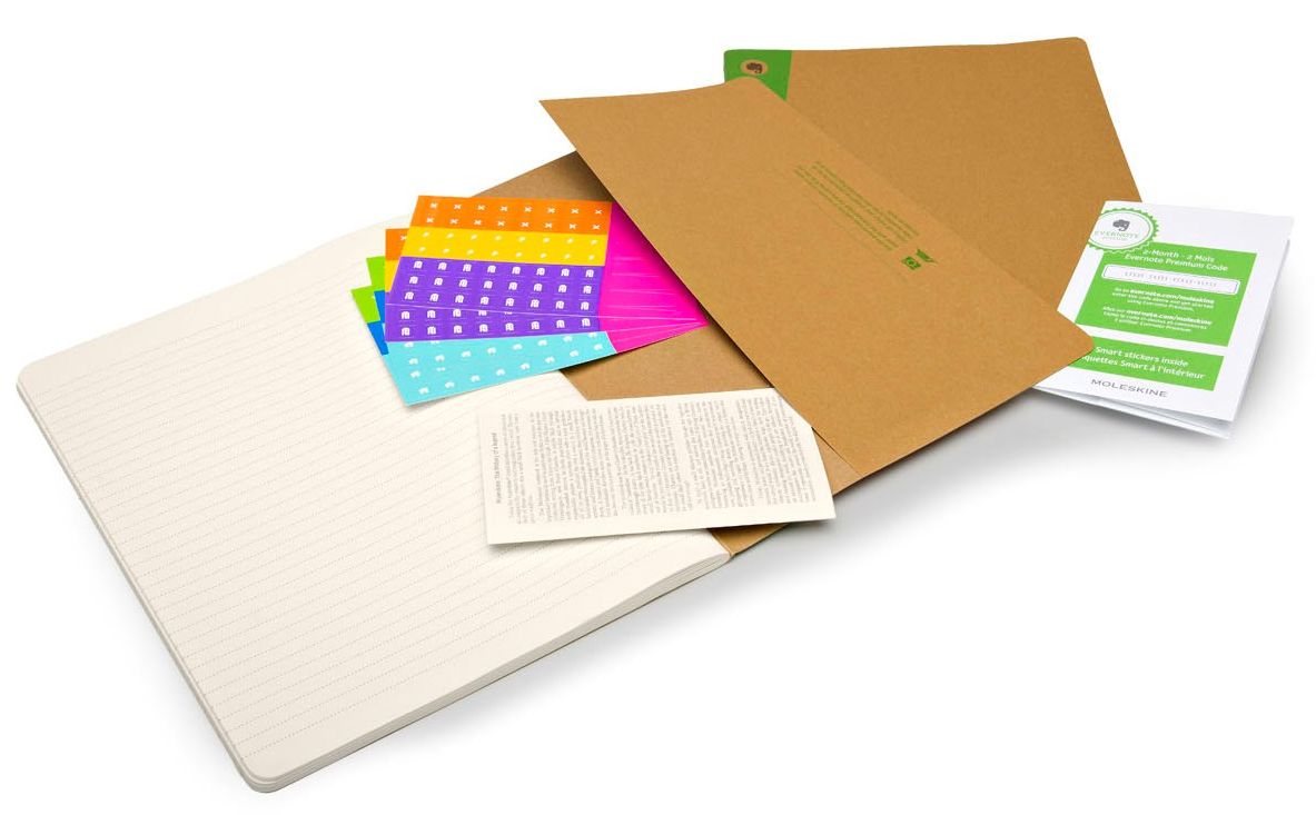 Moleskine Evernote Extra Large Ruled Journal, Set of 2