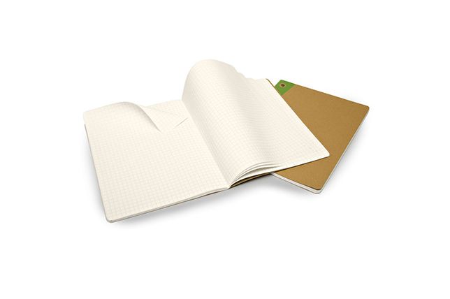 Moleskine Evernote Smart Notebook, Extra Large, Squared, Hard Cover, Set of 2