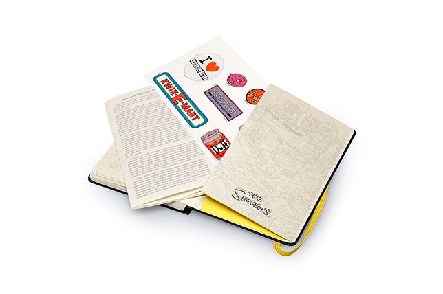 Moleskine The Simpsons Small Plain Notebook: Black